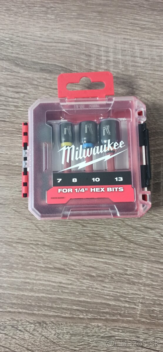 Milwaukee sada magnetických nástrčných kľúčov Shockwave