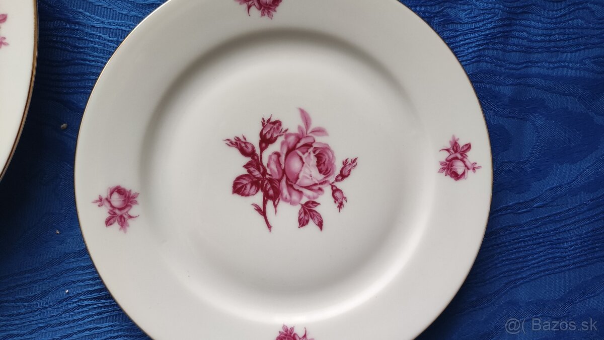 Koláčový set, dezertné taniere Bohemia