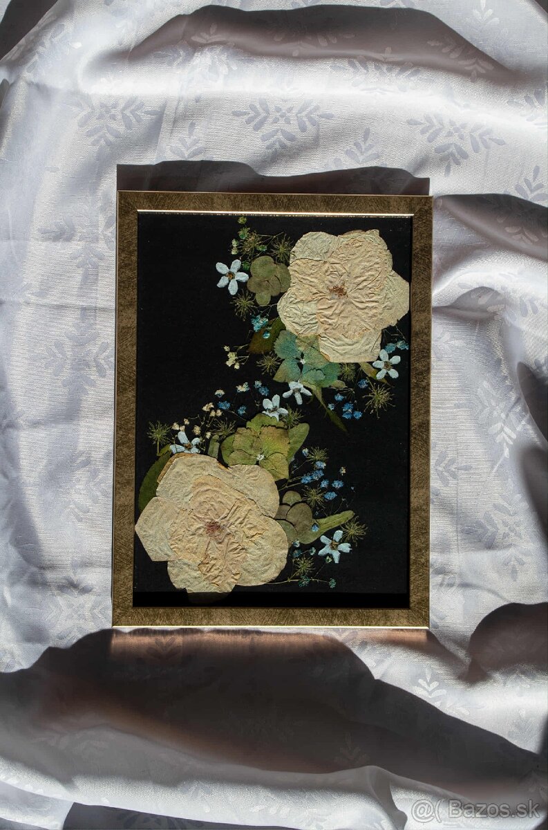 Kvetinové obrazy home made