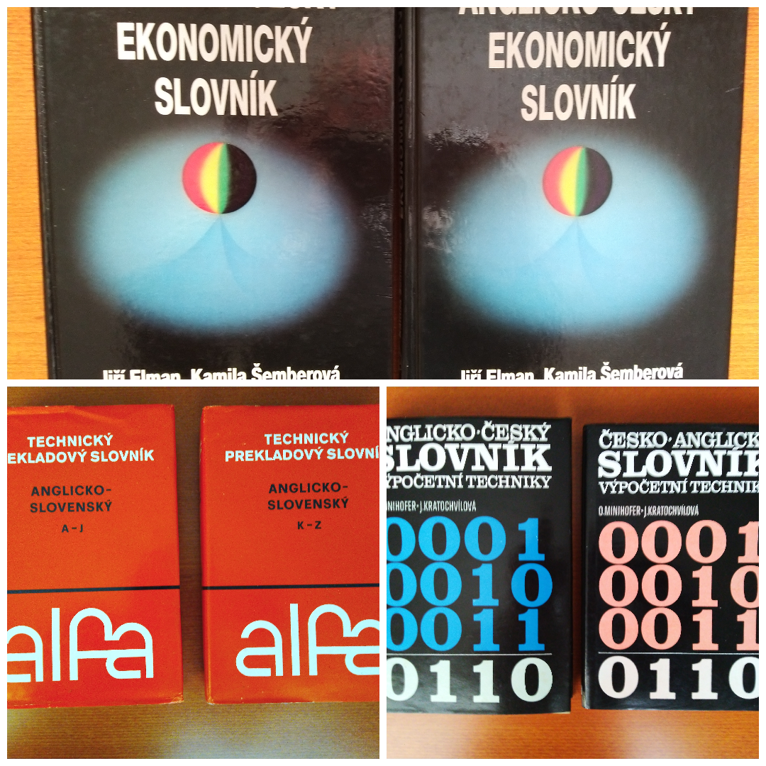 Anglické slovníky - odborné