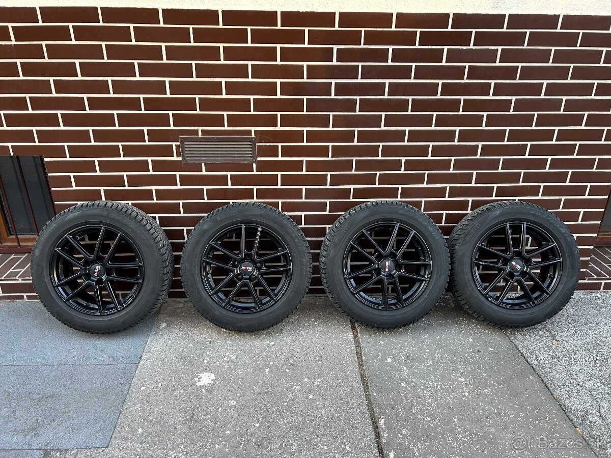 Sada ciernych Aludiskov 16” a Zimné pneumatiky 205/60 r16 ;