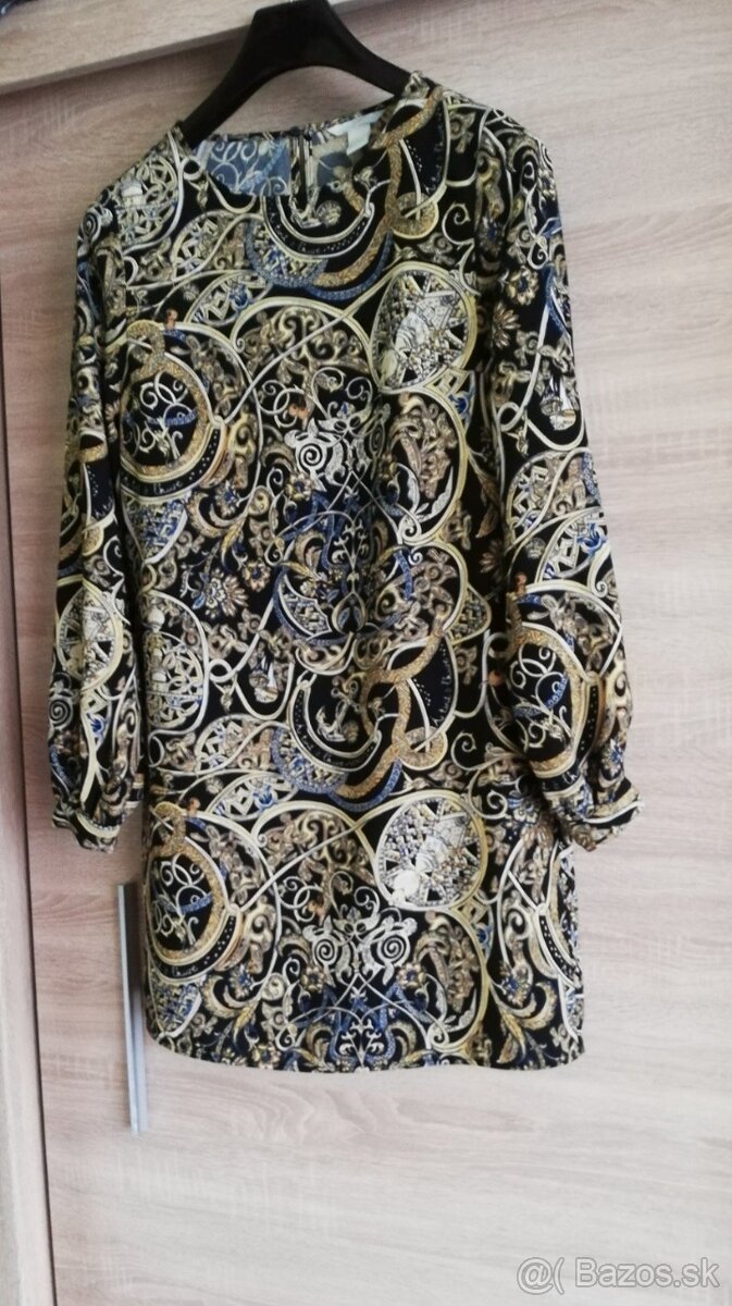 Dámske šaty dlhý rukáv S