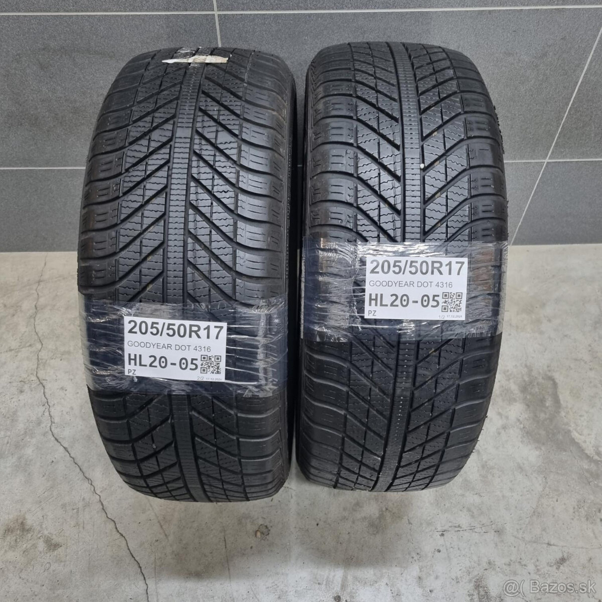 Zimné pneumatiky 205/50 R17 GOODYEAR DOT4316