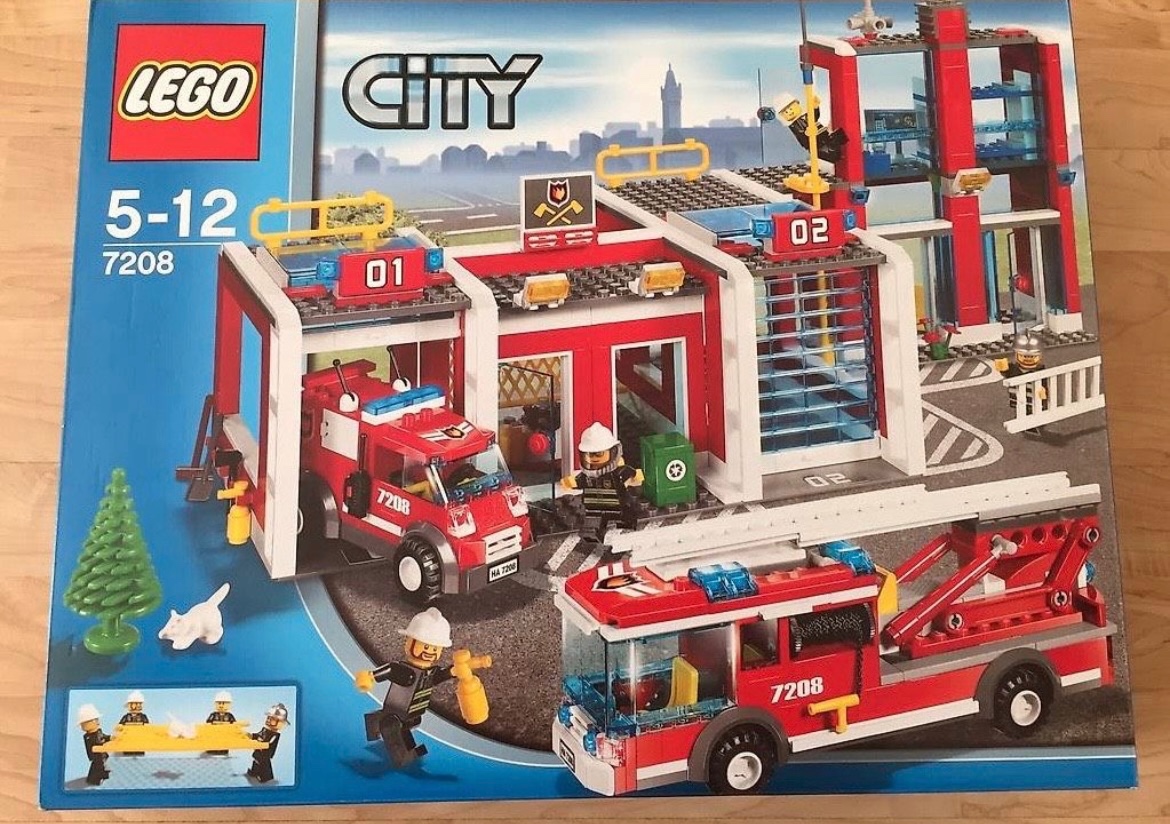 Lego city 7208 - hasičská stanica