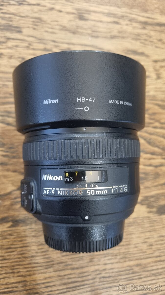 Nikkor 50mm f1,4, AF-S, Nikon