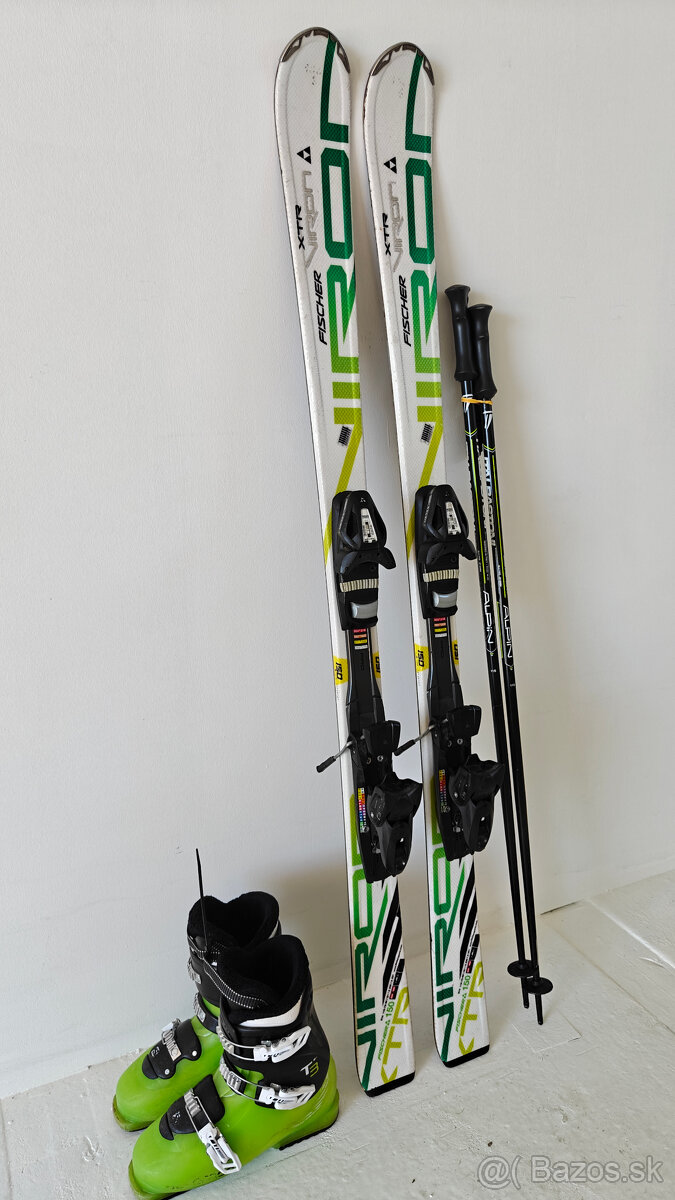 LYŽE FISCHER VIRON XTR 150CM + LYŽIARKY SALOMON 41EUR