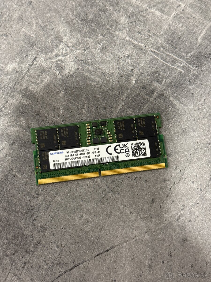 DDR5 SO-DIMM 2x16GB 4800MHz - Samsung / Lenovo (notebook)