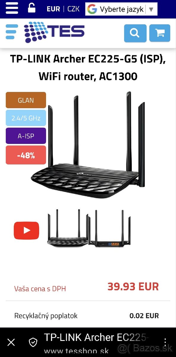 Predám wifi router