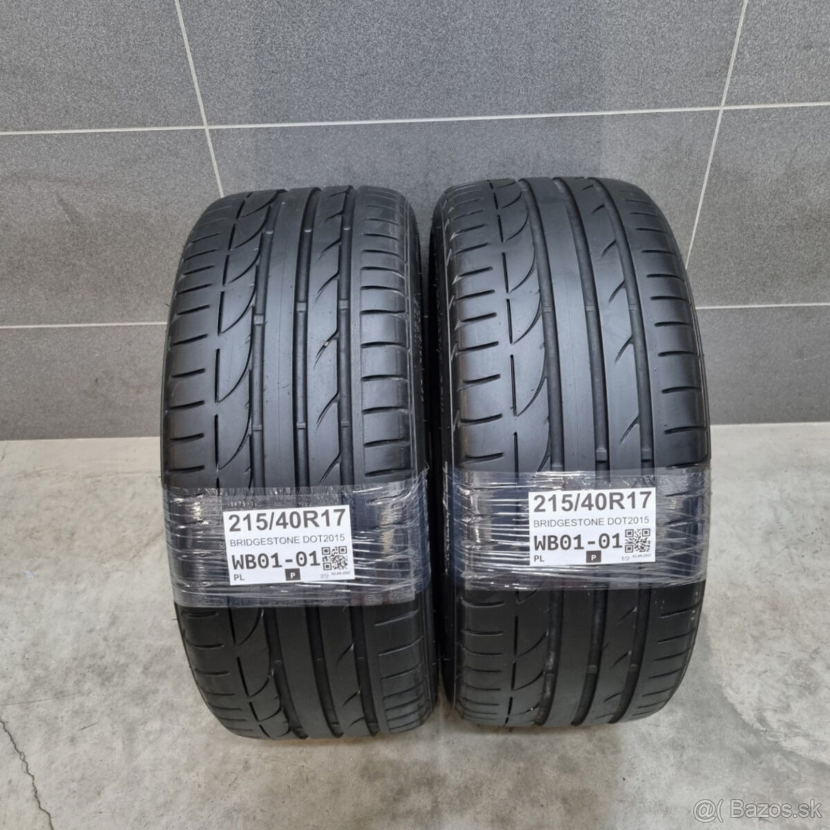 Letné pneumatiky 215/40 R17 BRIDGESTONE