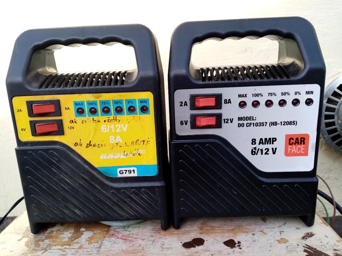 Nabijačky autobaterii 6v 12v -