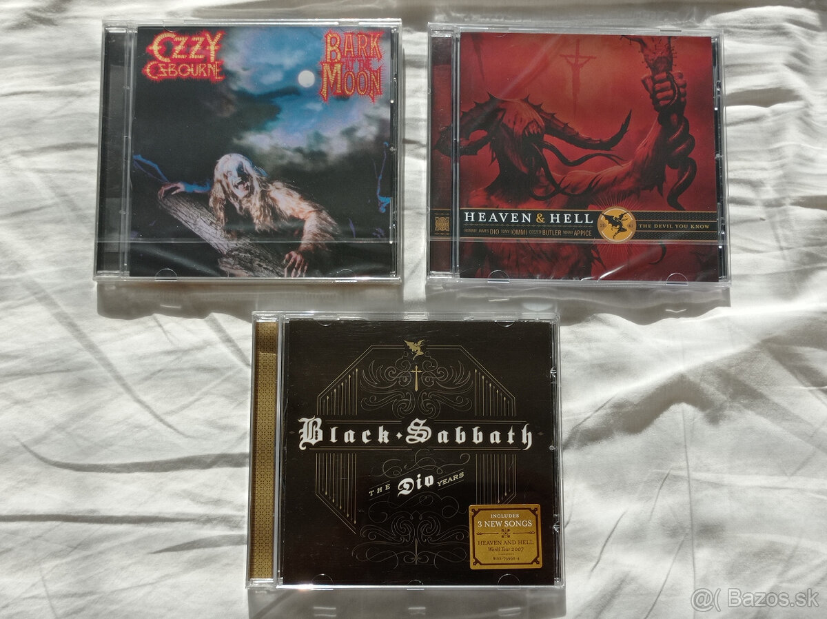 CD Ozzy Osbourne, Heaven & Hell, Black Sabbath