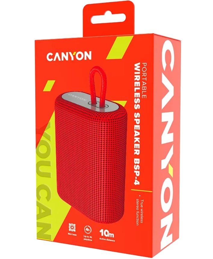 Reproduktor Canyon portable wireless speaker BSP-4