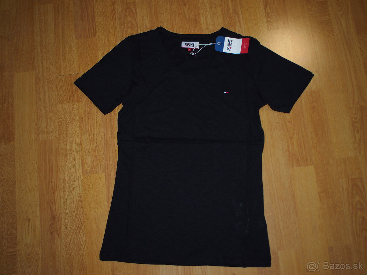Tommy Hilfiger dámske čierne tričko