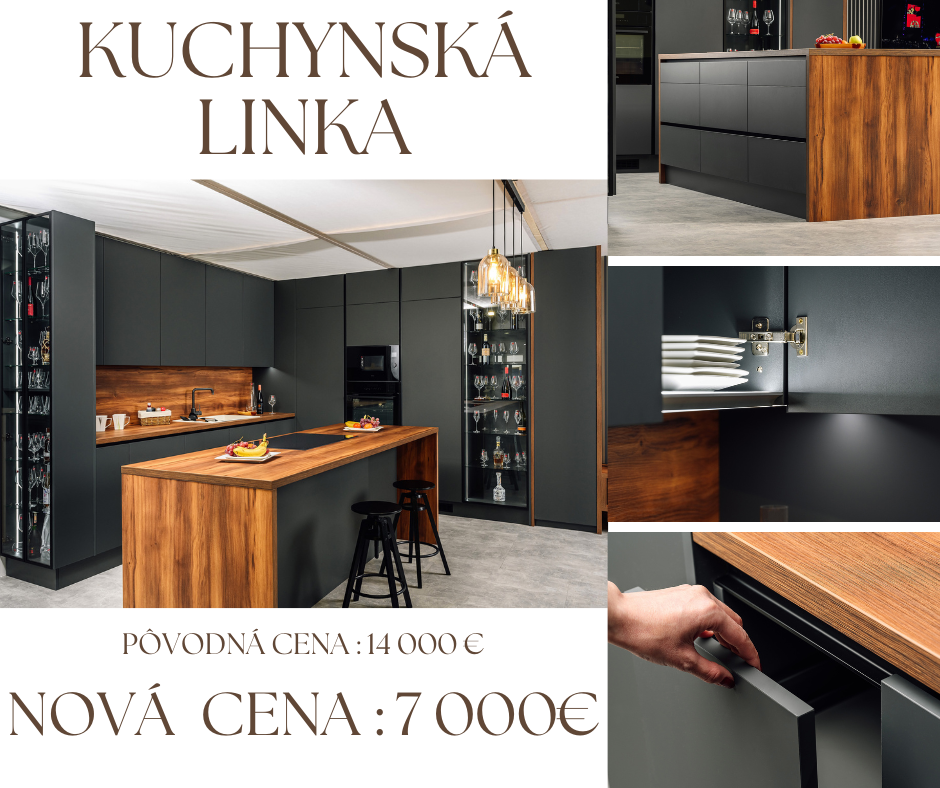 PREDÁM KUCHYNSKÚ LINKU- VÝSTAVNÝ KUS ZA VÝHODNÚ CENU