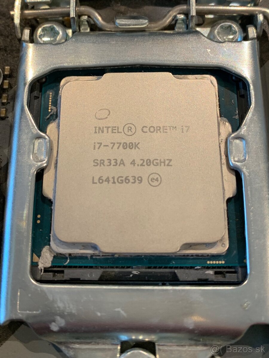 Predám intel core i7 7700K + MSI B250M MORTAR