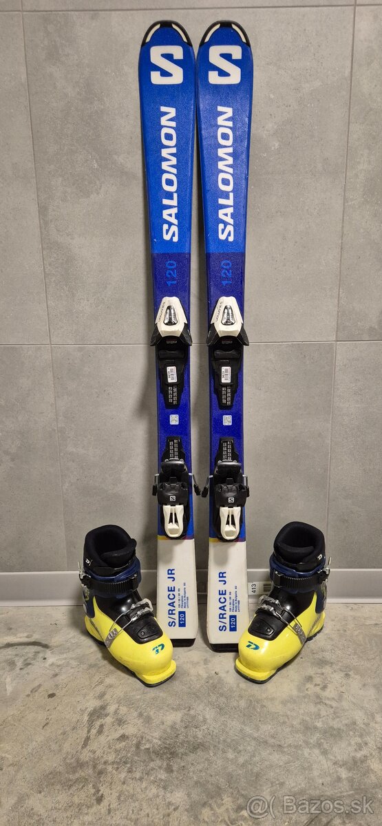 Detské zjazdové lyže značky Salomon komplet