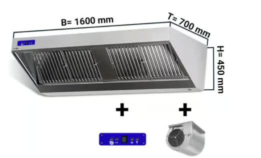 Nástenný digestor 1.6x0,7
