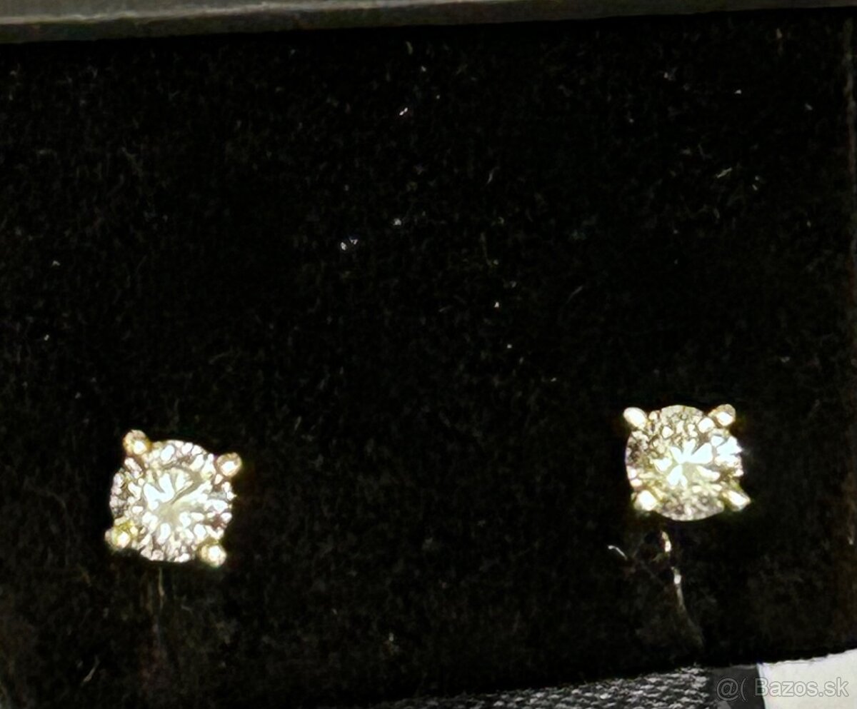 Diamantové náušnice 0,52ct