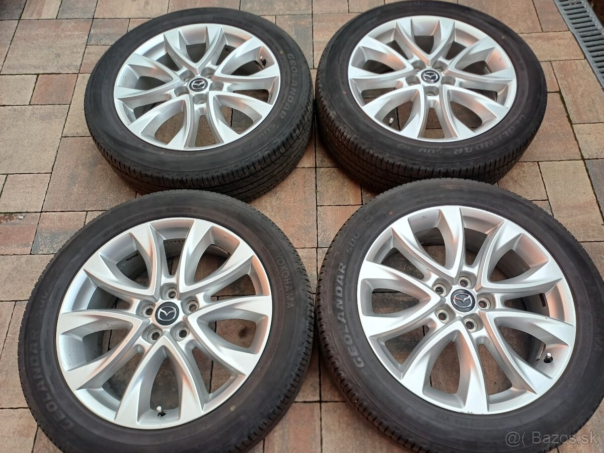 Orig. hliníkové disky Mazda R19, 5x114,3
