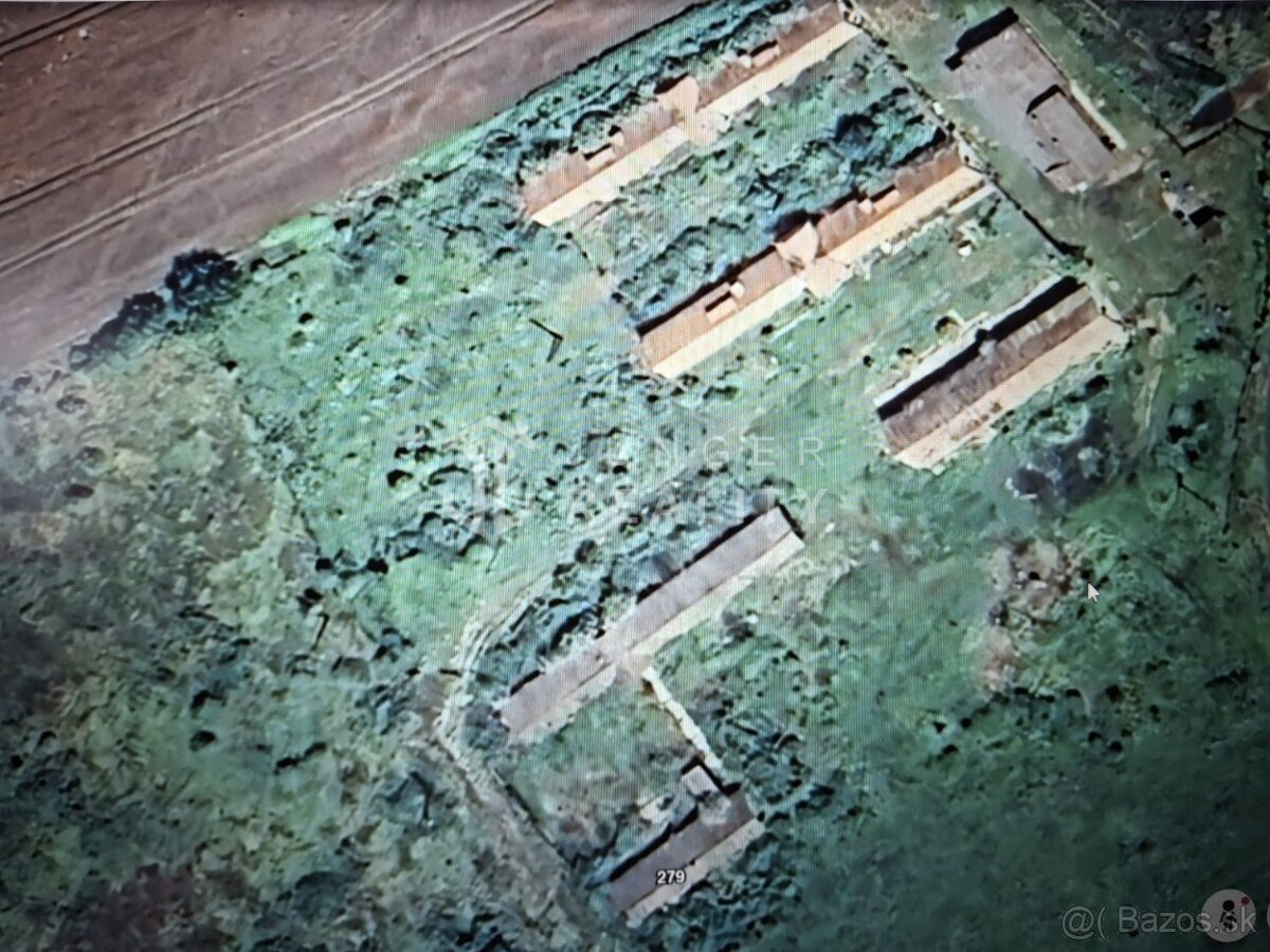 Inv.pozemok – orná pôda a hospodárske budovy v obci Starňa