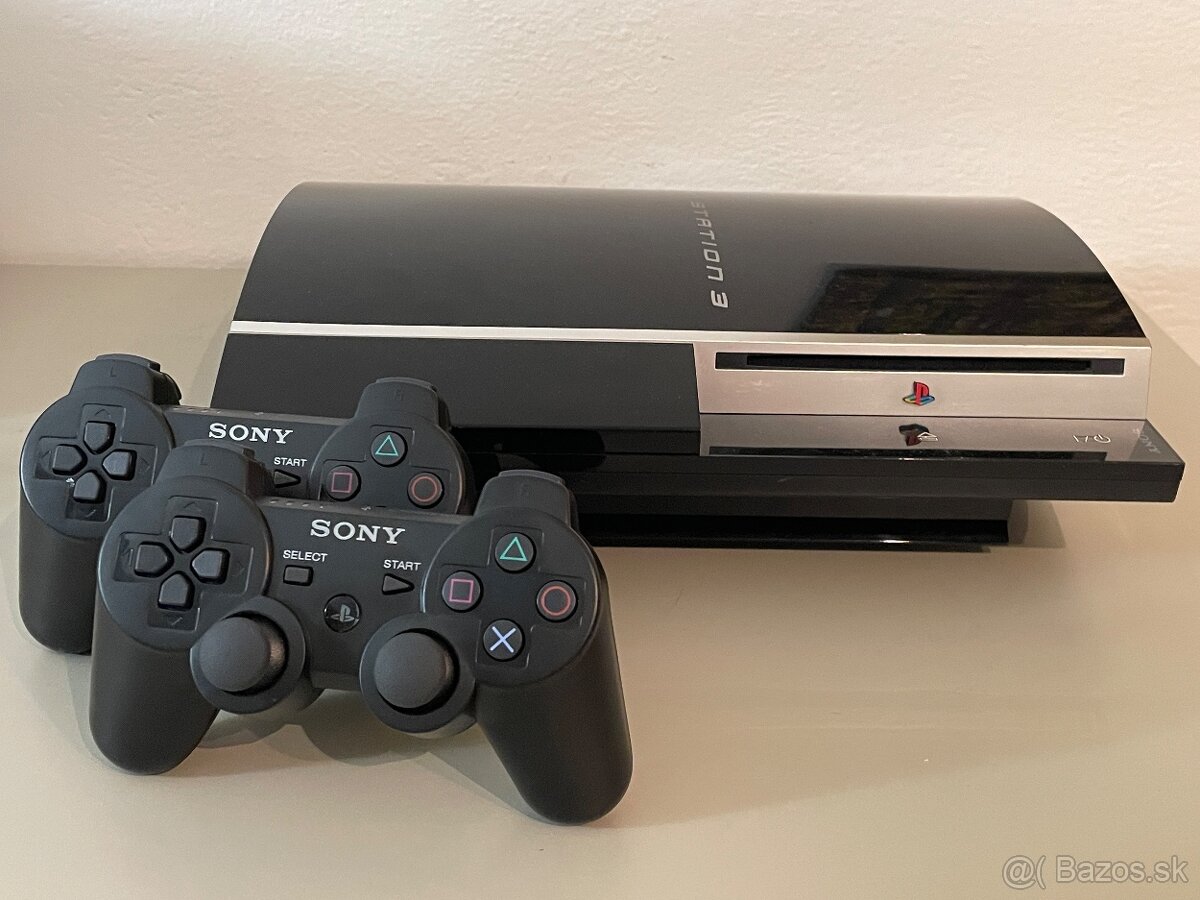 PS3 + 5 hier + 2 ovládače