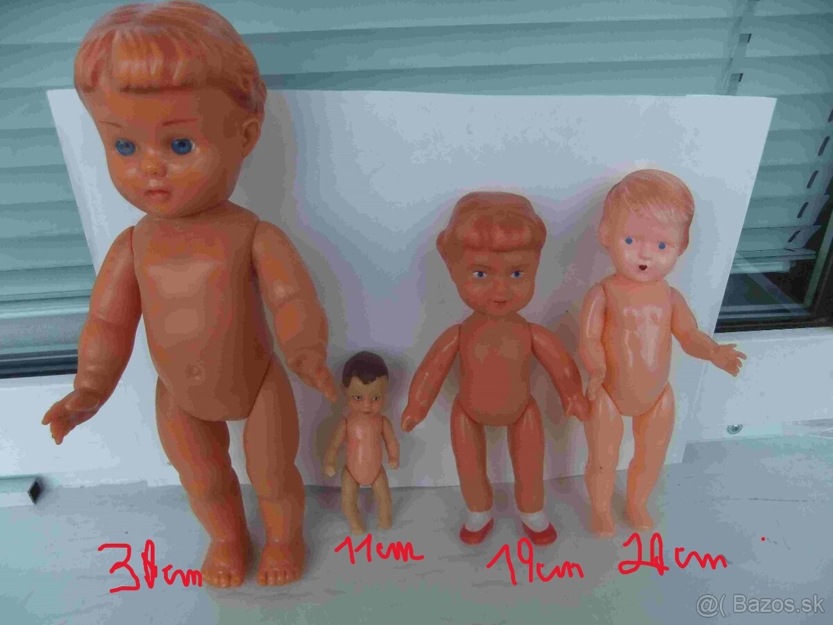 Predám retro Gumotex bábiky