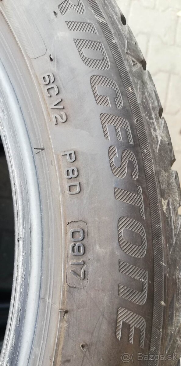 Pneumatiky letné 4ks - BRIDGESTONE 215/50/R18 DOT 2017
