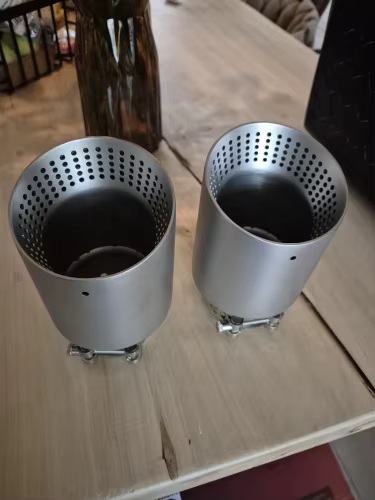 Nerezová matná univerzálna koncovka výfku logo akrapovič