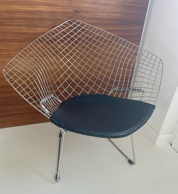 Kreslo - dizajnové Wire Chrome, Harry Bertoia