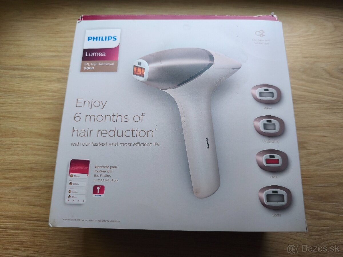Bezdrôtový set depilátor Philips Lumea 9000