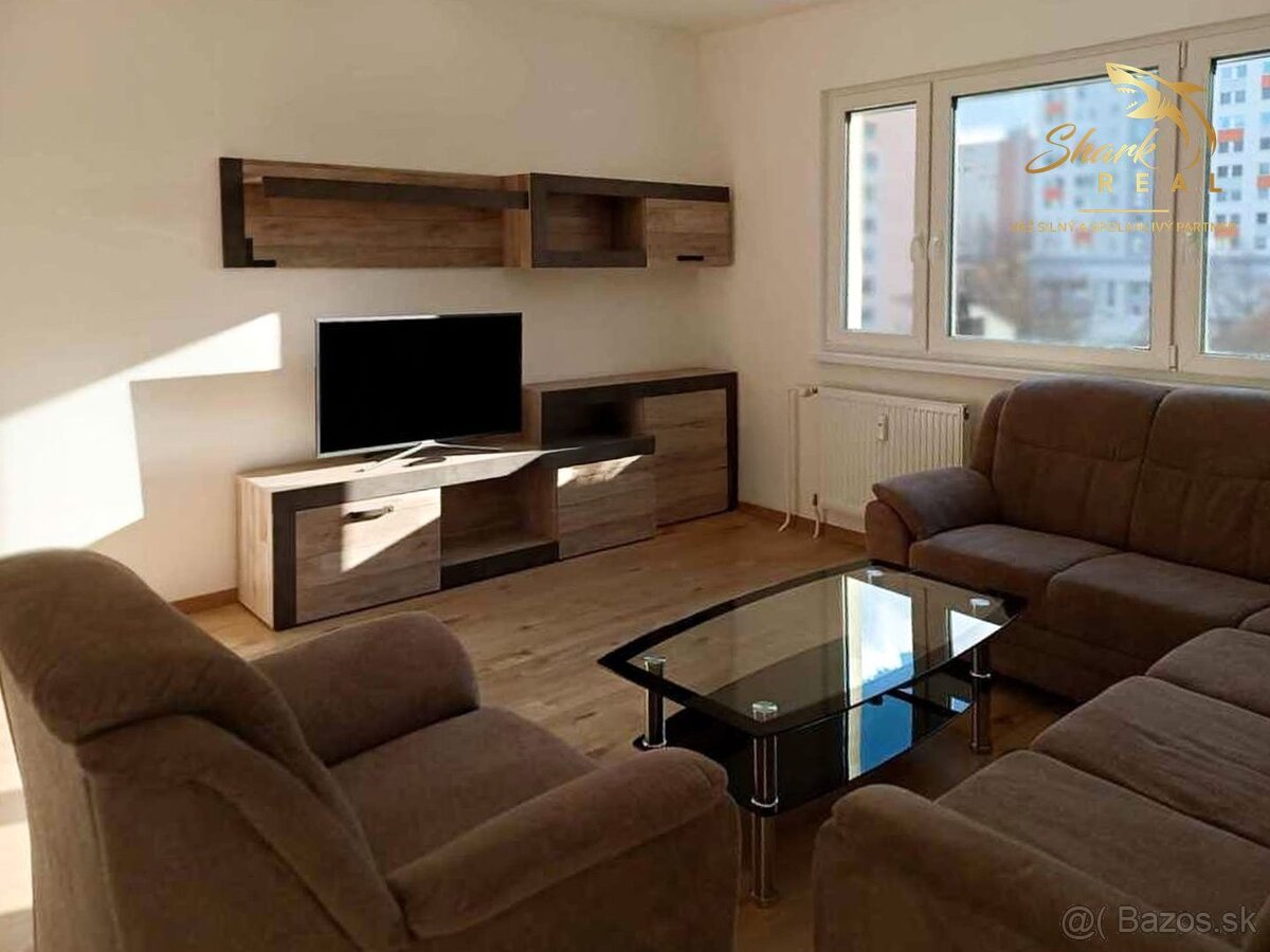 Ponúkame vám na prenájom zariadený 3-izbový byt