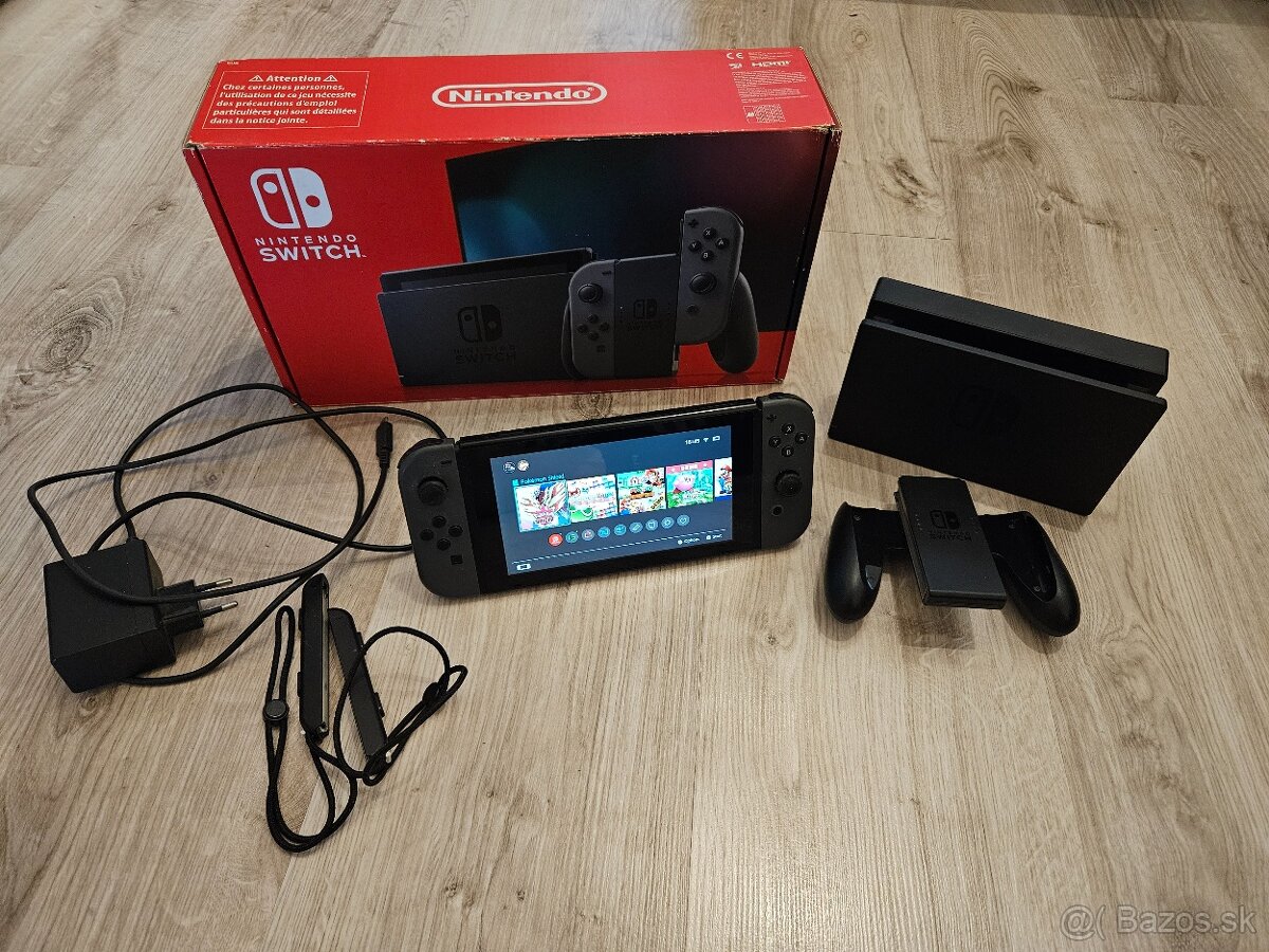 Predám nintendo switch + pokemon shield