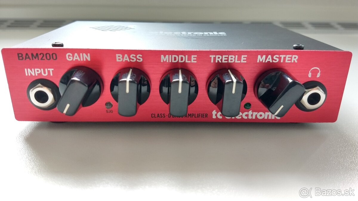 Basgitarový zosilňovač TC Electronic BAM 200