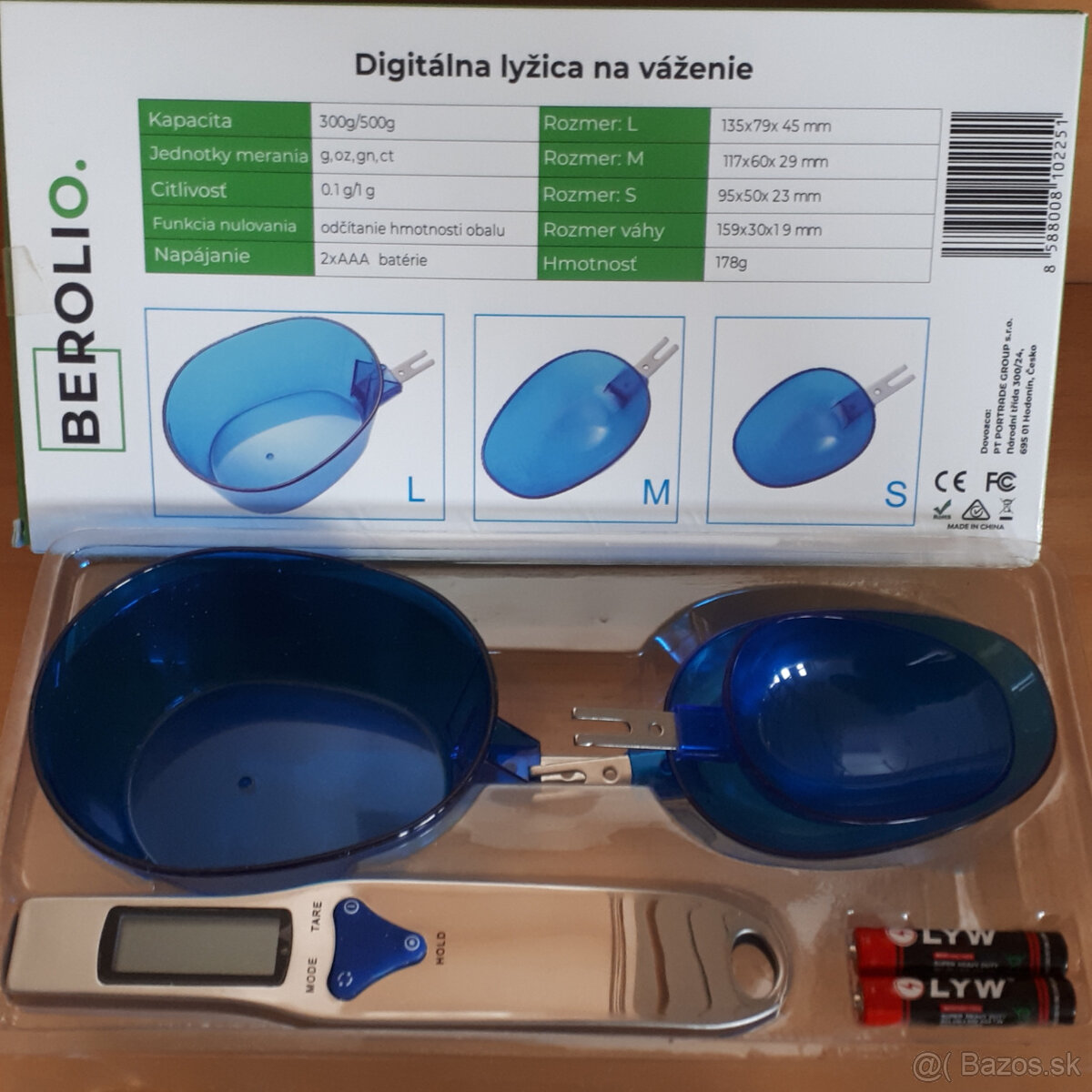 Digitalna lyzica na vazenie