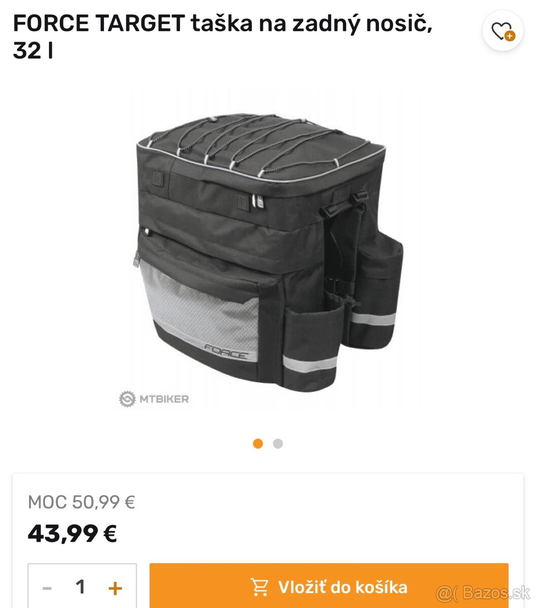 Force Traget - taška na zadný nosič 32 l