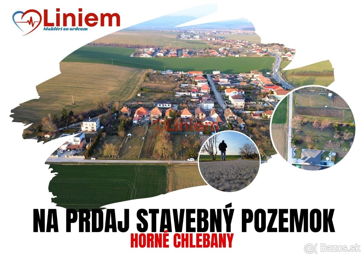STAVEBNÝ POZEMOK NA PREDAJ – HORNÉ CHLEBANY