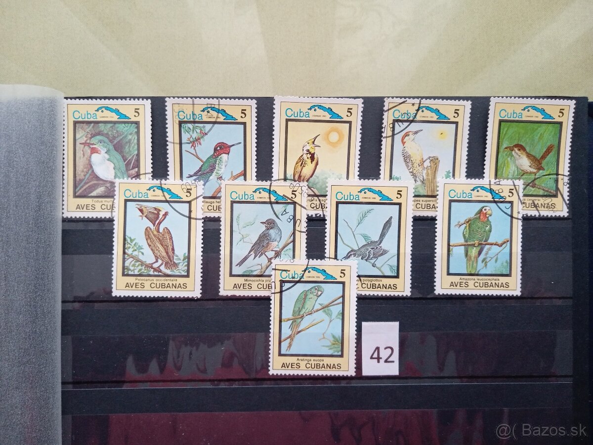 Poštové známky č.426 - FAUNA SVETA III. - 20 ks sérií