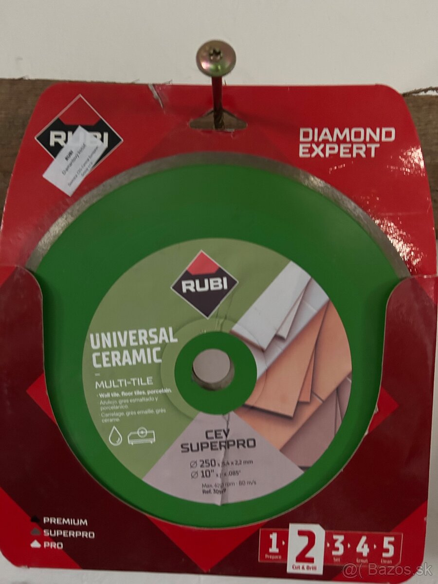 Diamantový kotúč RUBI CEV SUPERPRO 250