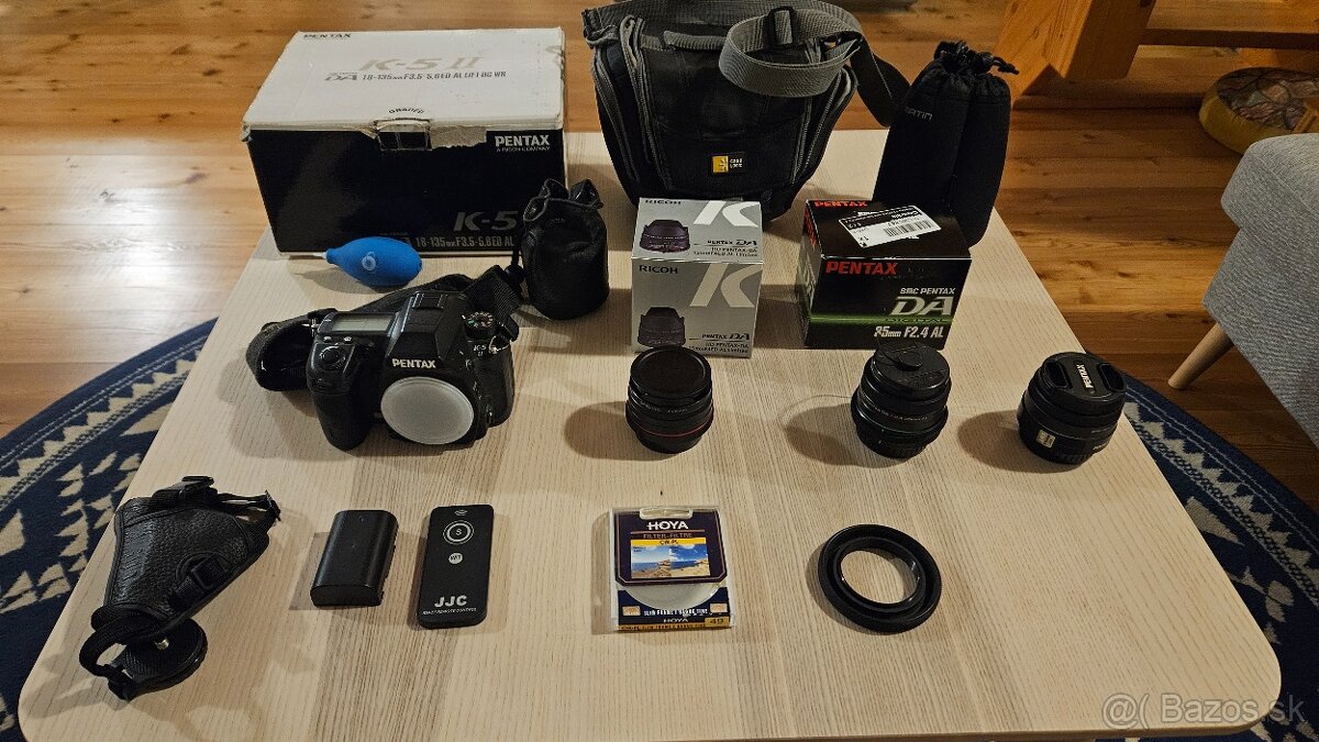 Komplet Pentax K-5II + DA 2.4/35 + DA 1.8/50