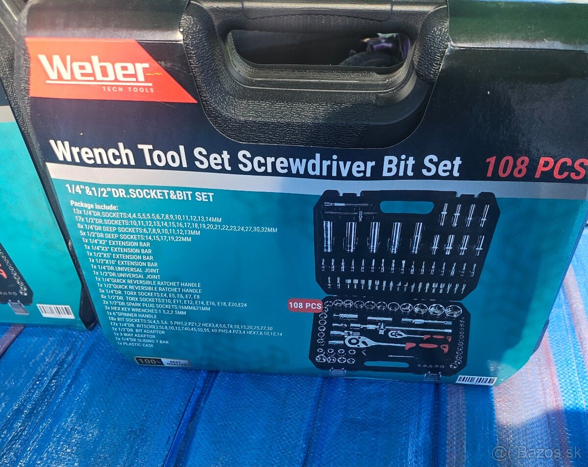 Gola sada 108 kusová sada náradia nová