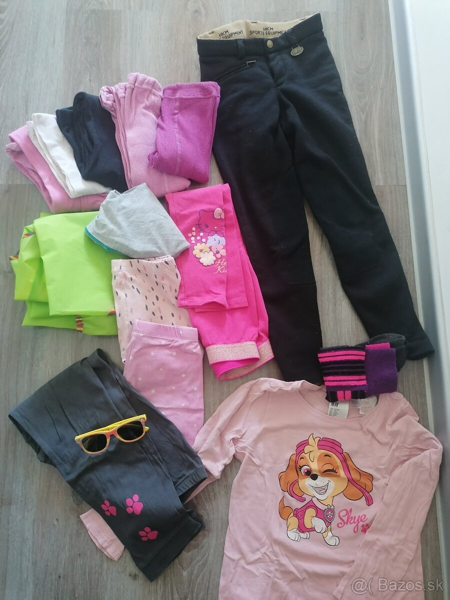 Balík oblečenia veľkosť 122/128
