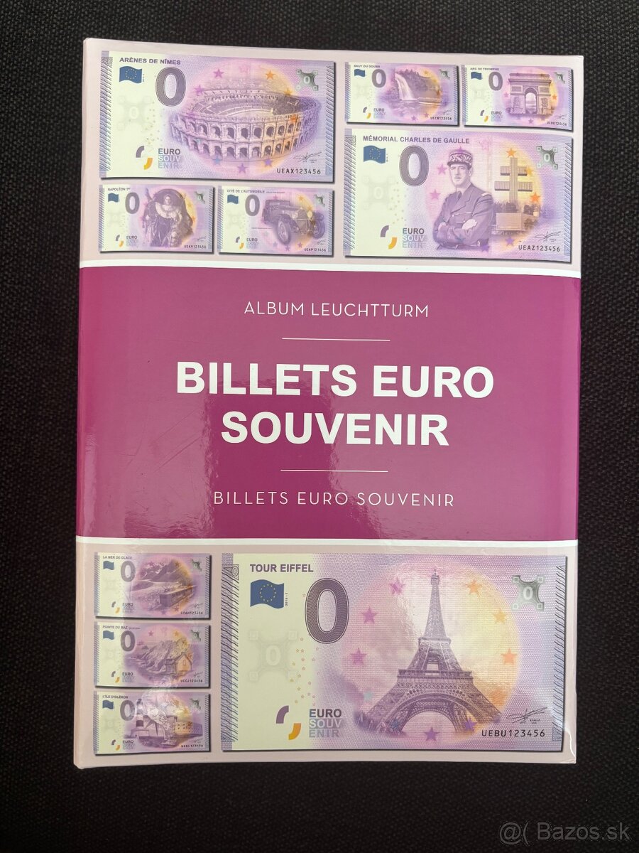 0€ bankovky souvenir