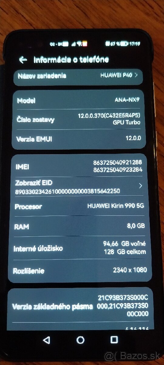 Prdavam Huawei p40 alebo vimenim na ini telefon