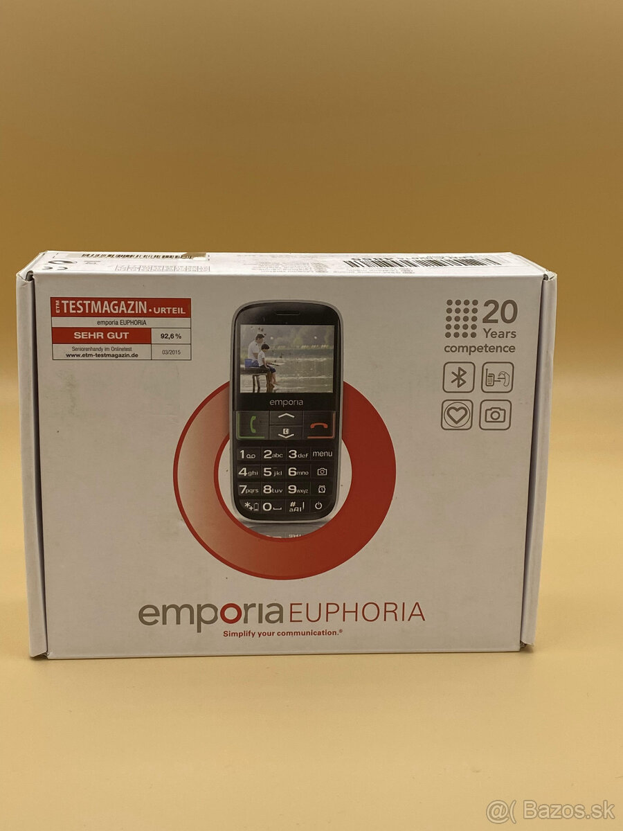 Jednoduchý a elegantný telefón Emporia Euphoria