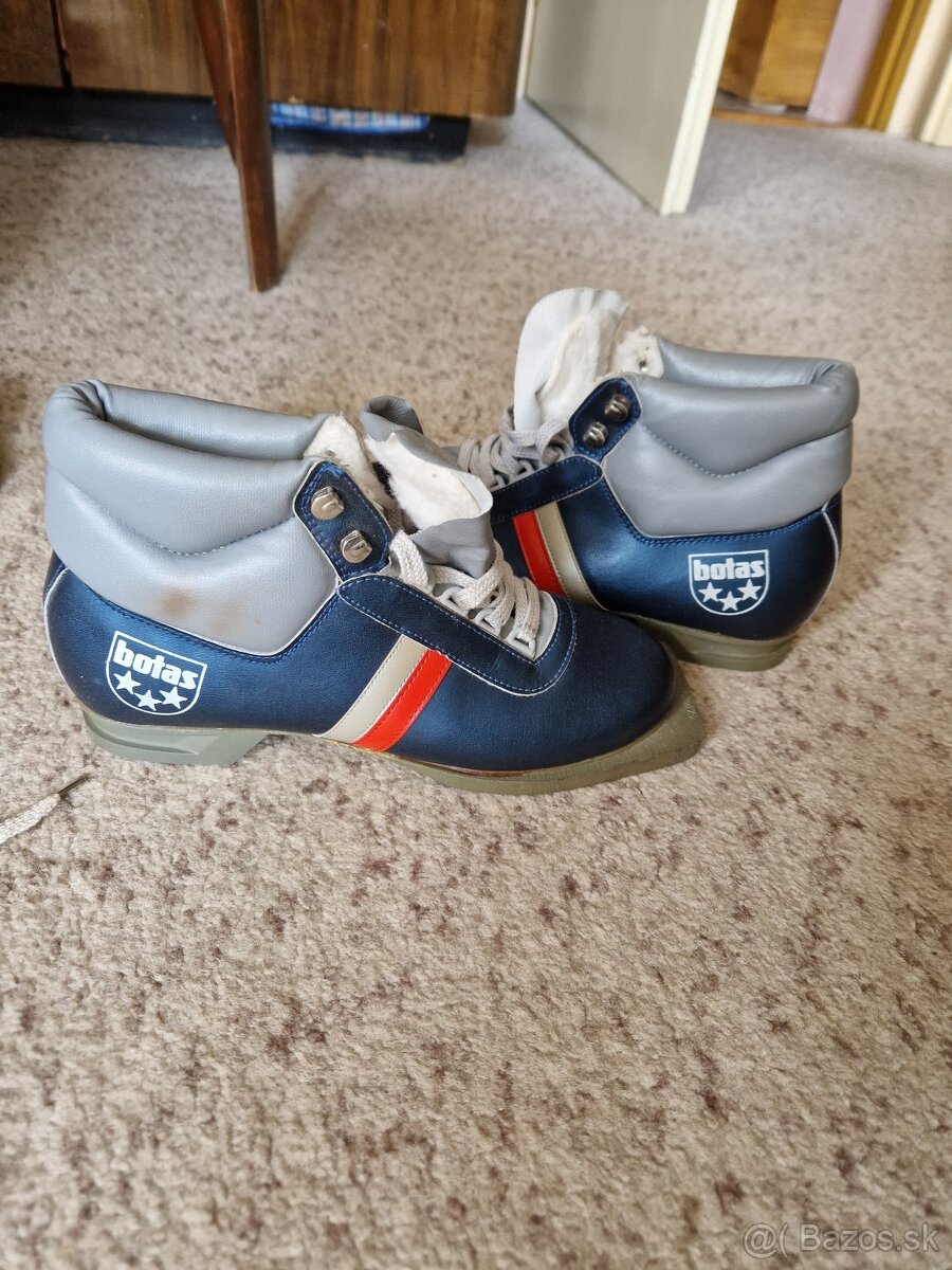 Retro Botas panske topanky na bezky