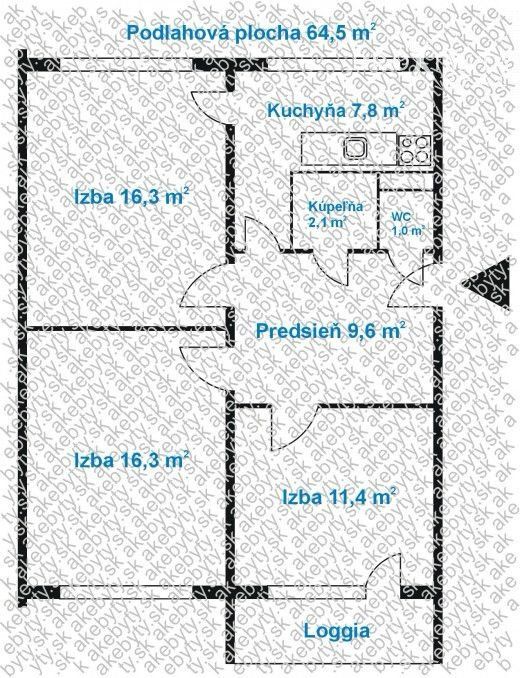 REZERVOVANÉ 3izbový BYT S LOGGIOU A SKVELOU LOKALITOU NA ON