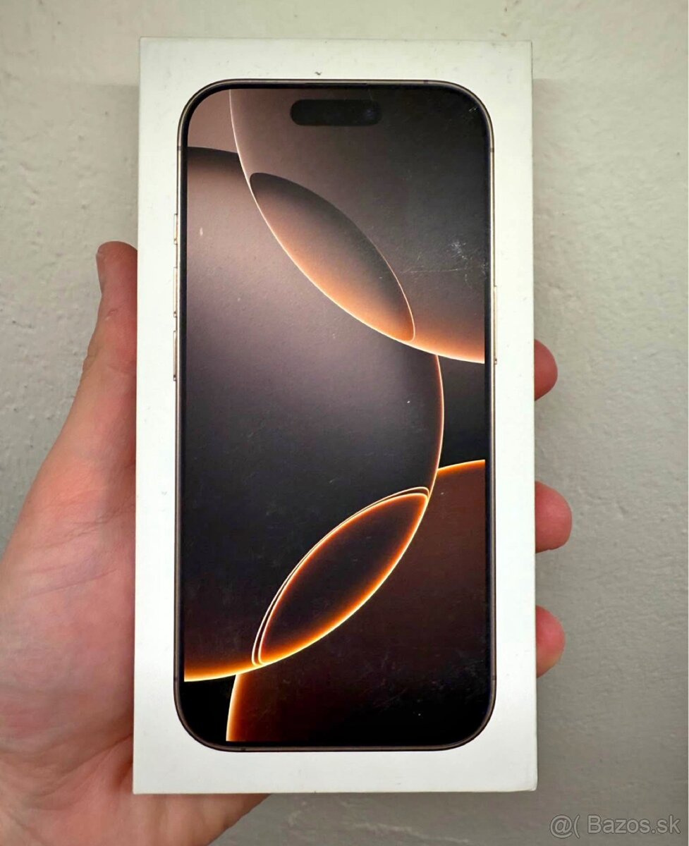 iPhone 16 pro 256gb desert titanium