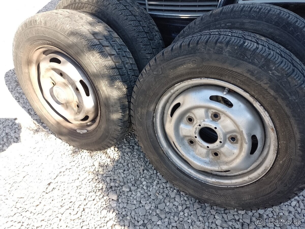 4 kusy pneu na diskoch FORD TRANZIT DOT 22/2018