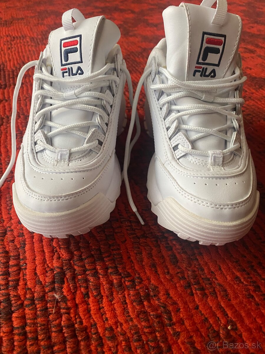 Biele tenisky Fila