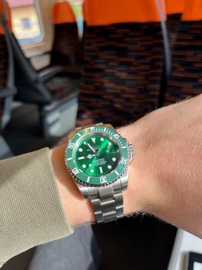 Seiko mod submariner date hulk